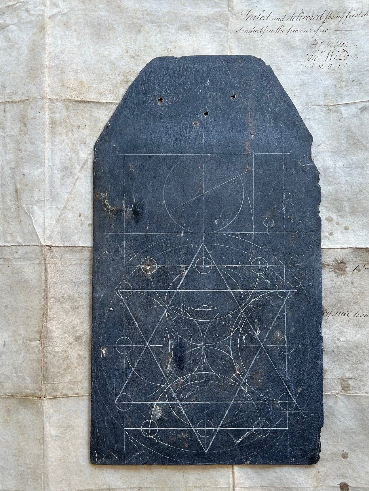 Stonemasons Engraved Slate