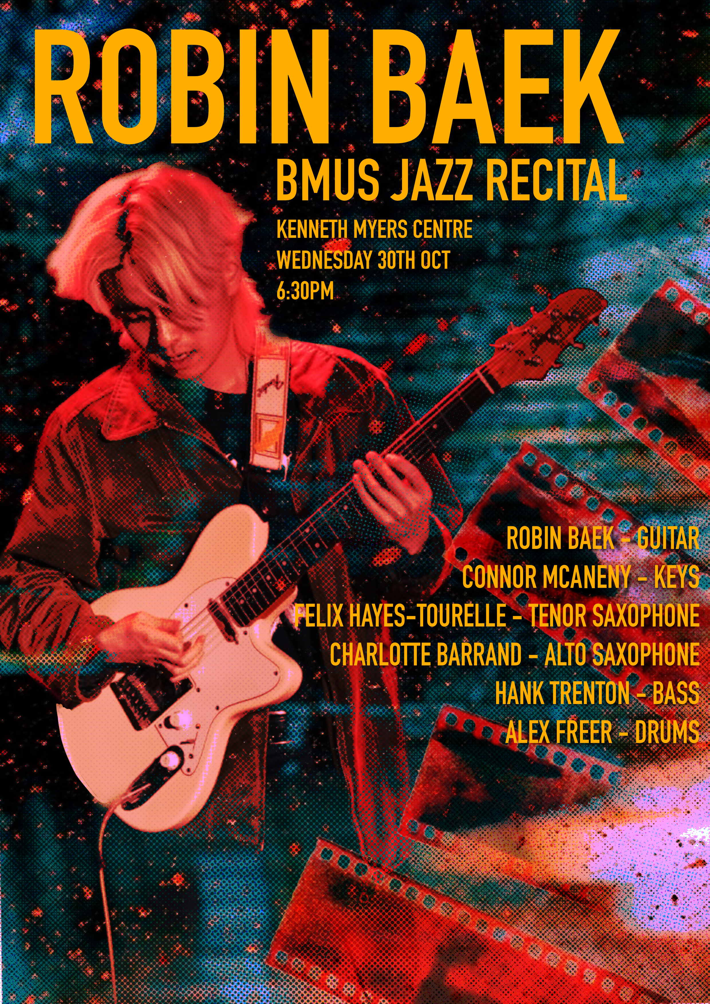 Robin Baek Recital Promotional Material