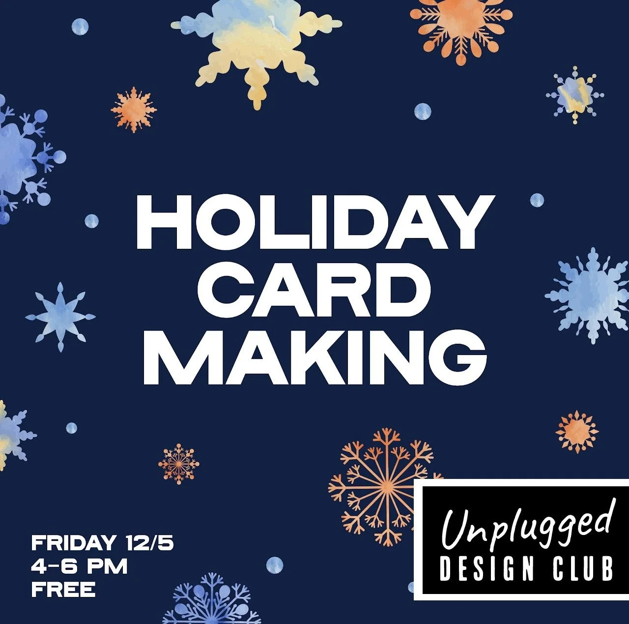 Unplugged December - Holiday Cards