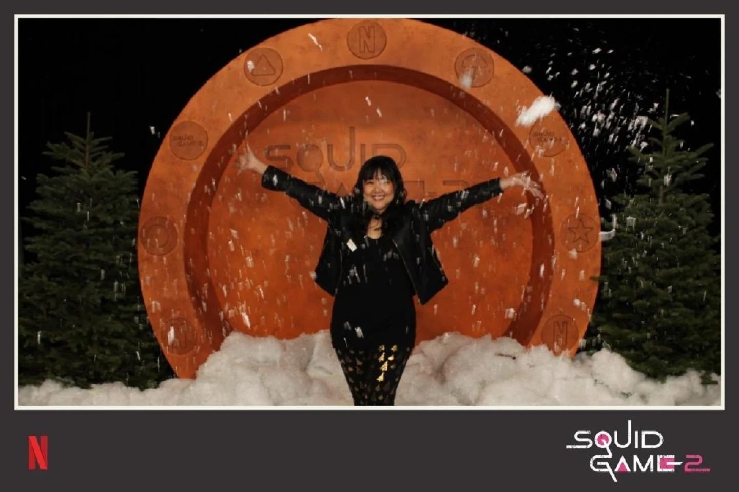 This wasn't a Squid Game 2 event. This was #Netflix's Media Holiday gathering, where they invited a bunch of journalists to mingle with the great Netflix teams. They just had the Squid Game photobooth set up lol

Great to see fellow journalists, frie