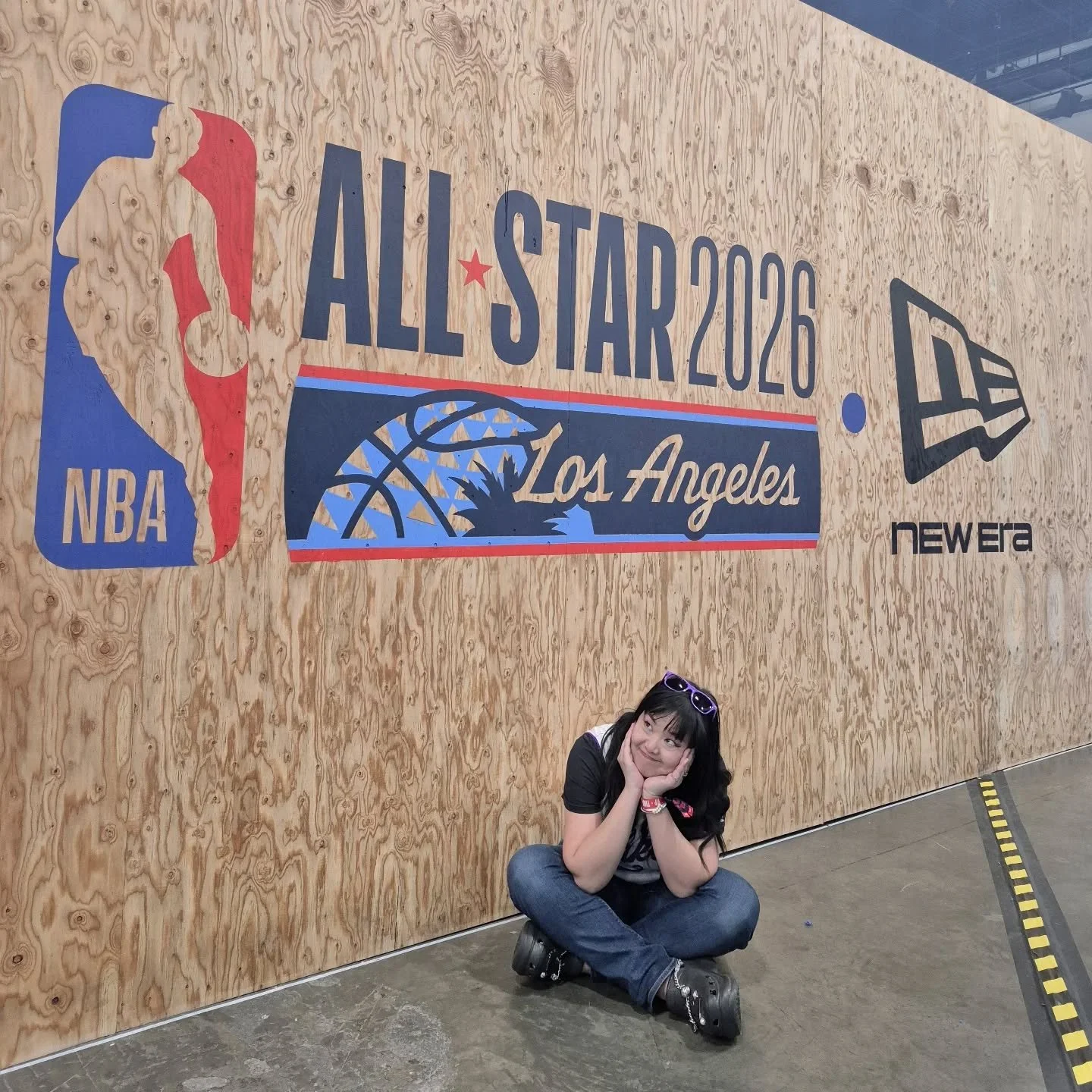 OMG, so much fun at the NBA Crossover Expo area &amp; the NBA Crossover Concert with CORTIS. They did so well. I felt like a proud parent lol. 

Thank you @aboutzoelee for being amazing, and getting me a plush!! I love our moms night out watching our