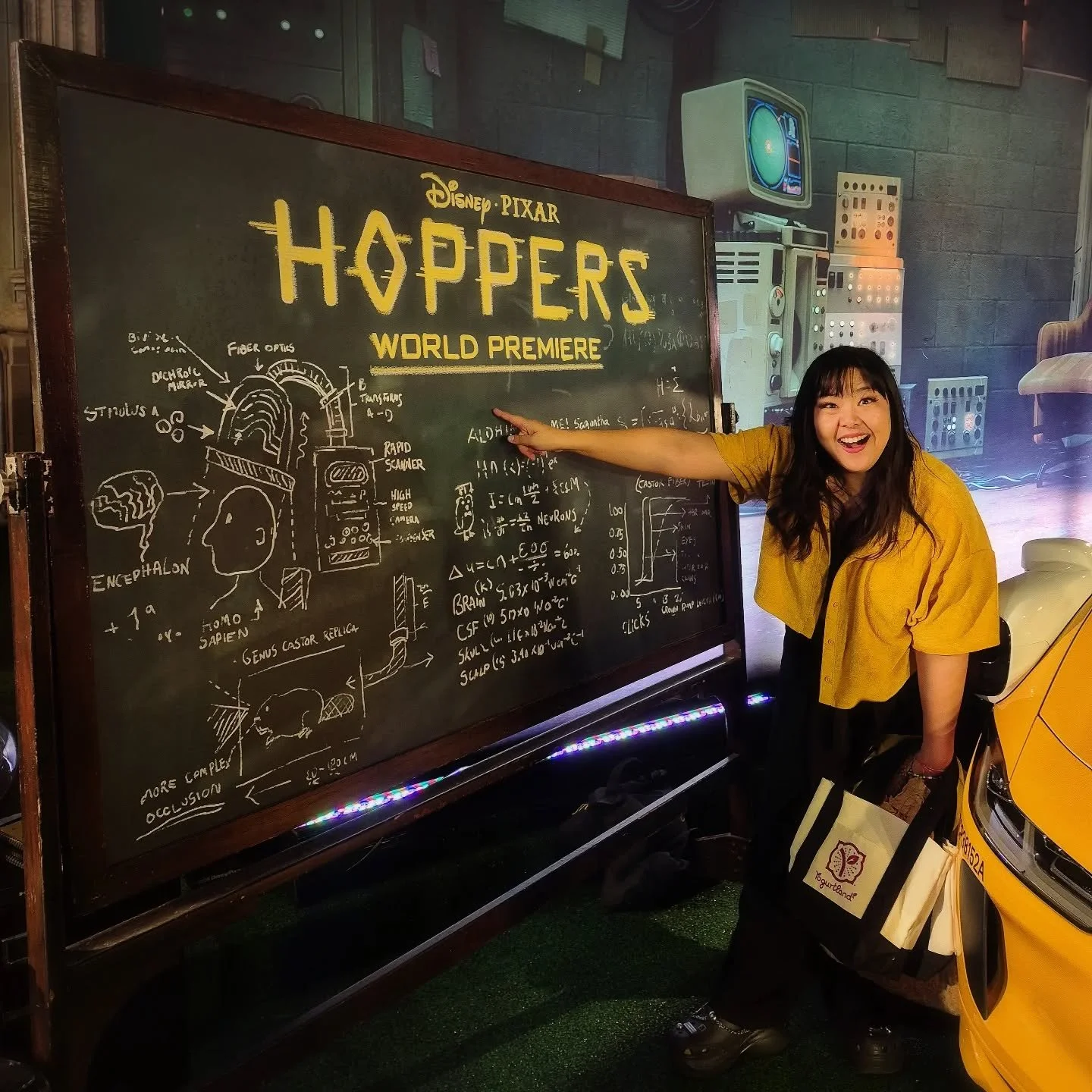 Let's hop to it! 

Disney-Pixar's Hoppers comes out today!

I got to attend the Hoppers premiere, thanks to my buddy @iammichaeljlee! We laughed, cried, and posed! 

The movie is so funny -- the humor is unhinged lol which is amazing to see and hear 
