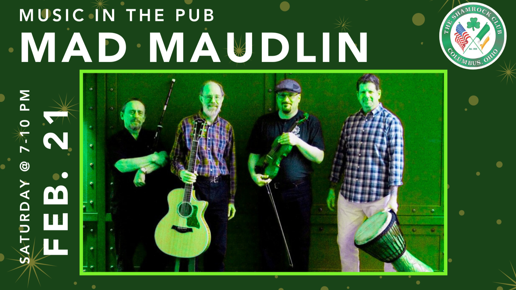 Mad Maudlin - Saturday, February 21, 2026
