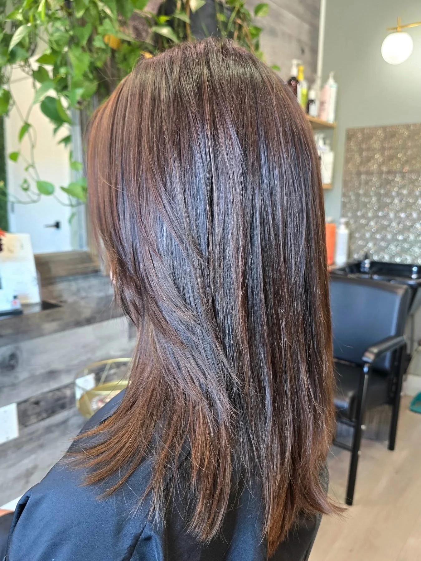 #fraservalleyhair #fraservalleyhairdresser#fraservalleyhairstylist #fraservalleyhairsalon #goldwell #goldwellcolor #behindthechair#missionhair#thevanityden #lowlights #brownhair #brunettehair