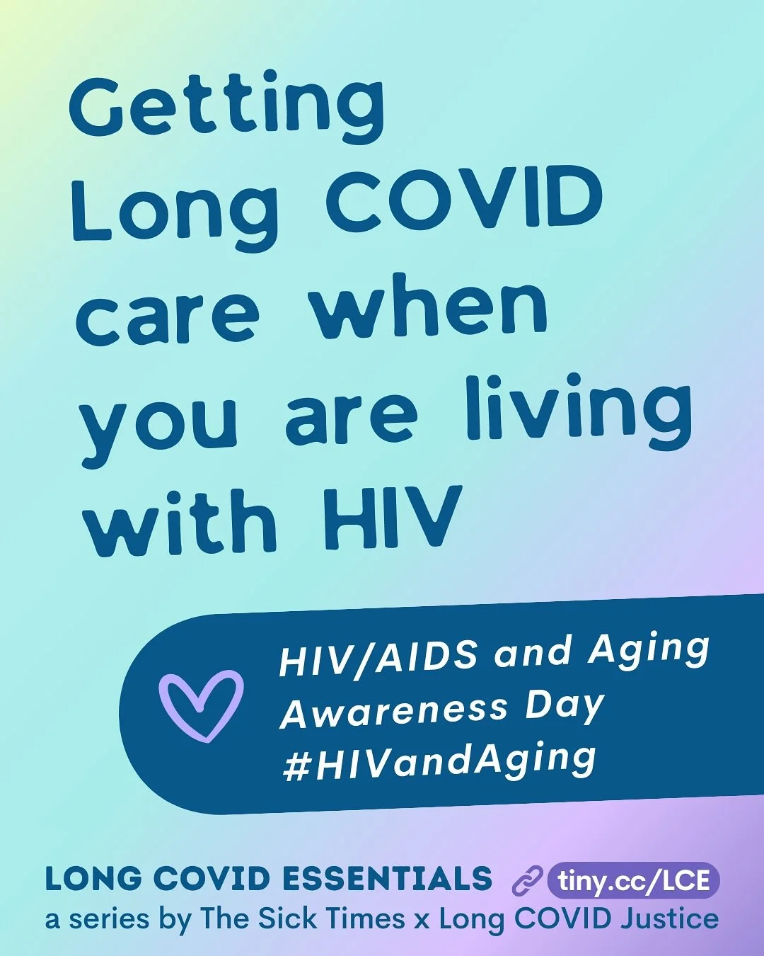 Today is HIV/AIDS and Aging Awareness Day, and we’re sharing our explainer about getting #LongCOVID care when you’re living with HIV. 
COVID-19 can cause short-term and long-term complications for people living with HIV. Several studies