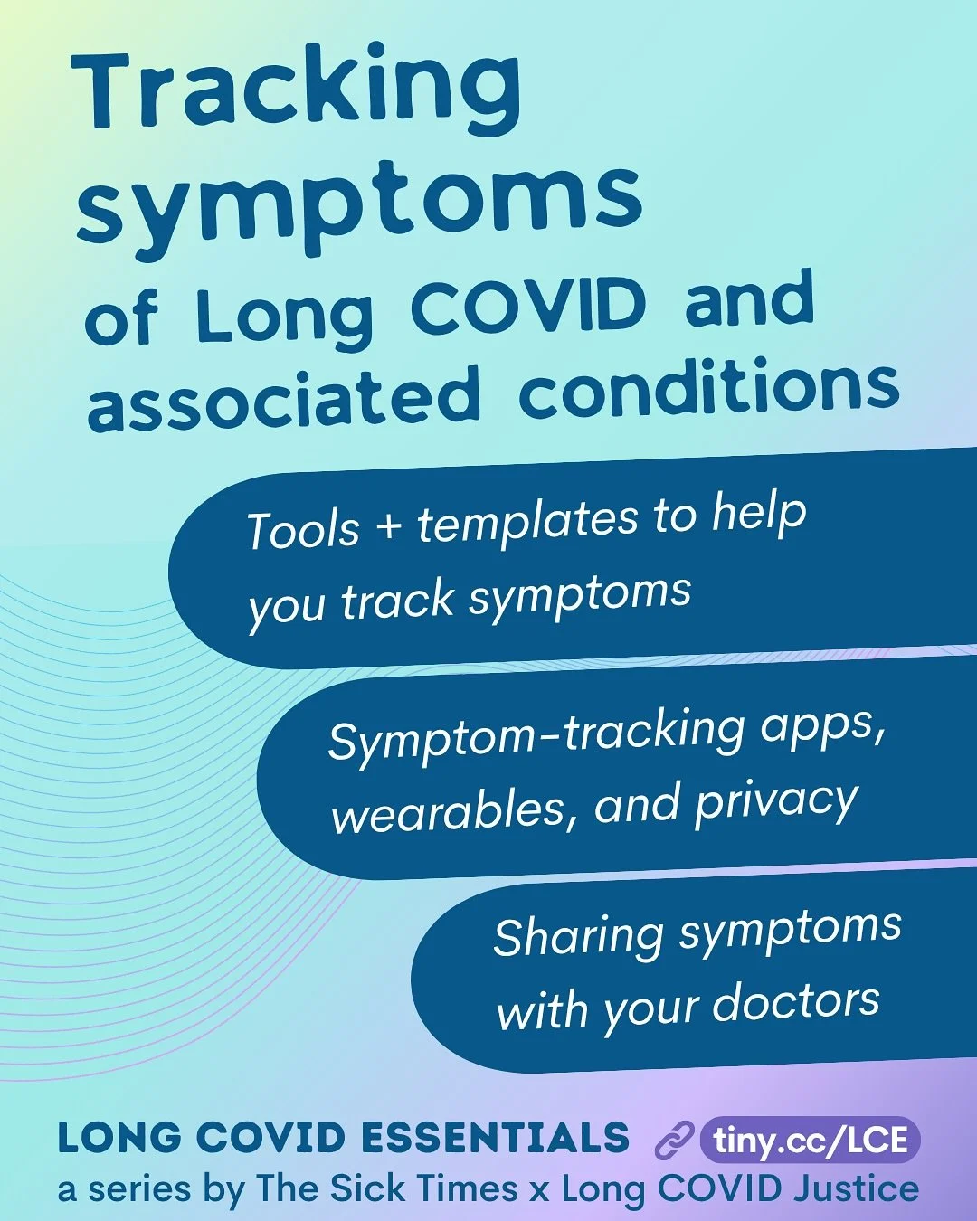 Have you tried using a symptom diary, app, or wearable to track possible Long COVID symptoms?

Long COVID is a multi-systemic disease, meaning it can affect every organ in the body. As a result, there are over 200 symptoms associated with the disease