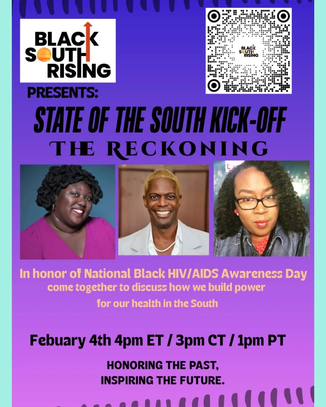 The HIV Complexities Project (a program of Long COVID Justice) is excited to share this event hosted by our friends and comrades at Black South Rising, featuring powerhouse speakers and organizers. See you Wednesday!

#Repost of info from @BlackSouth