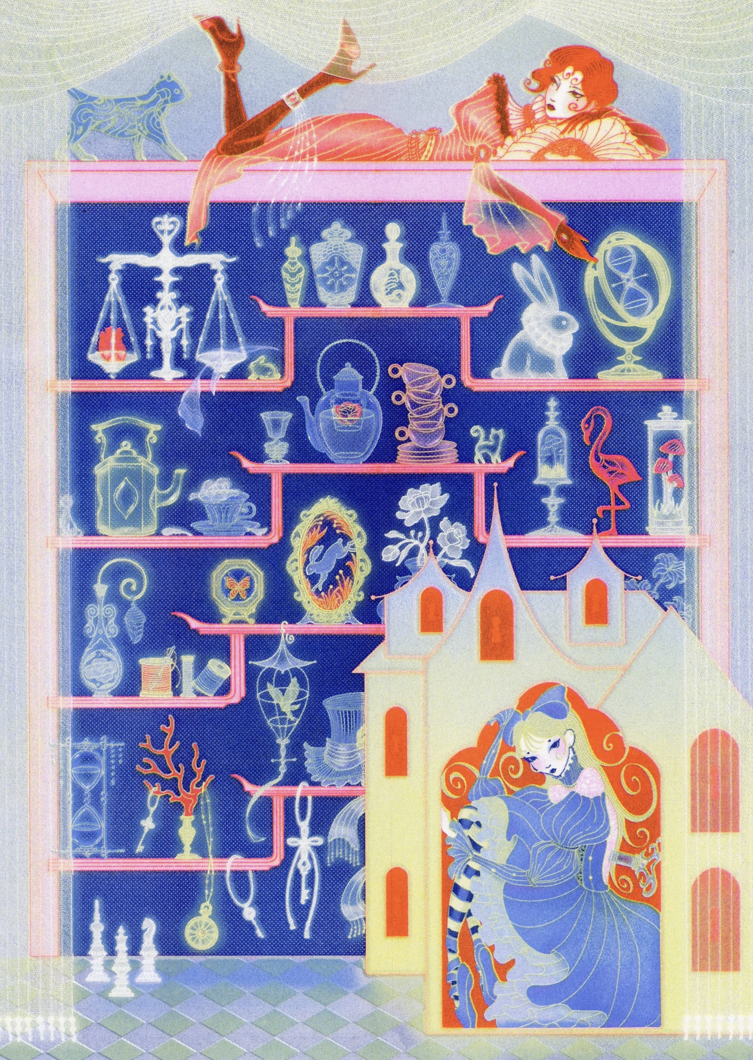 The Queen's Collection Risograph Print 