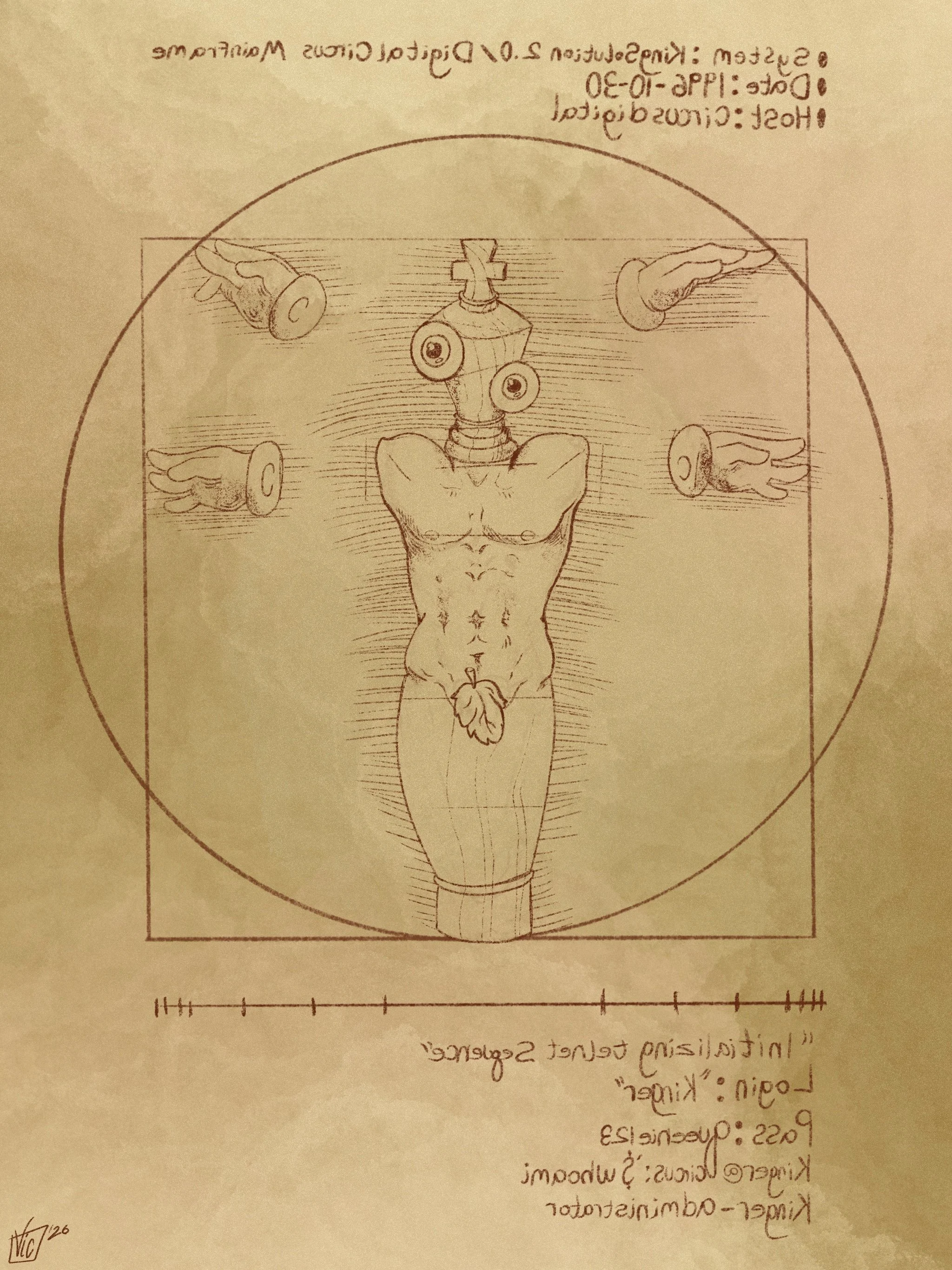 Vitruvian Kinger- The Amazing Digital Circus