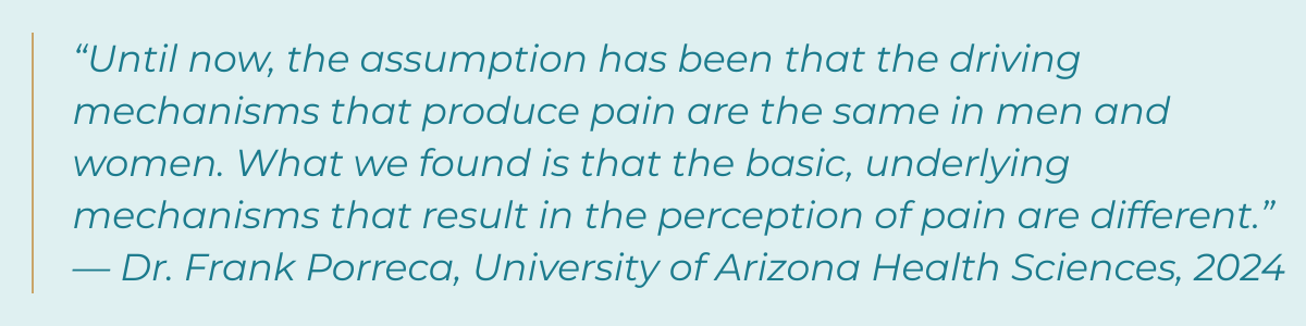 Dr Frank Porreca University of Arizona Health Sciences