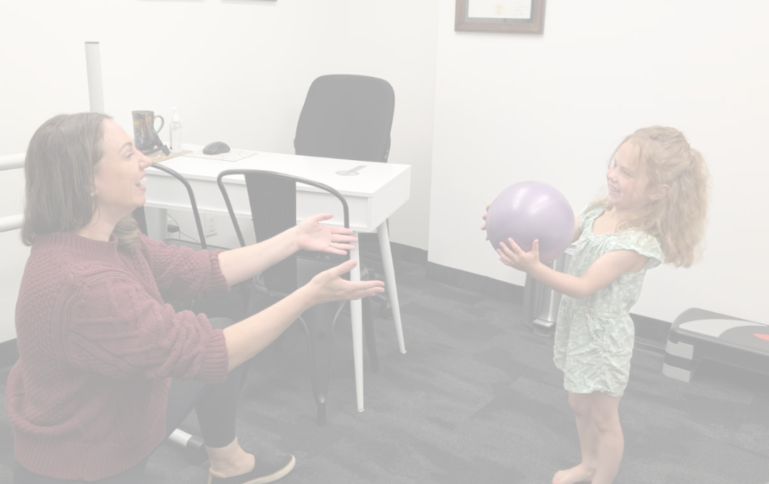 Maegan Marshall Physiotherapist working with a client with a concussion