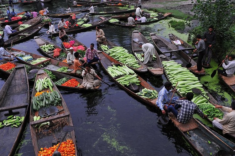 Floating vegetable market Srinagar.jpg