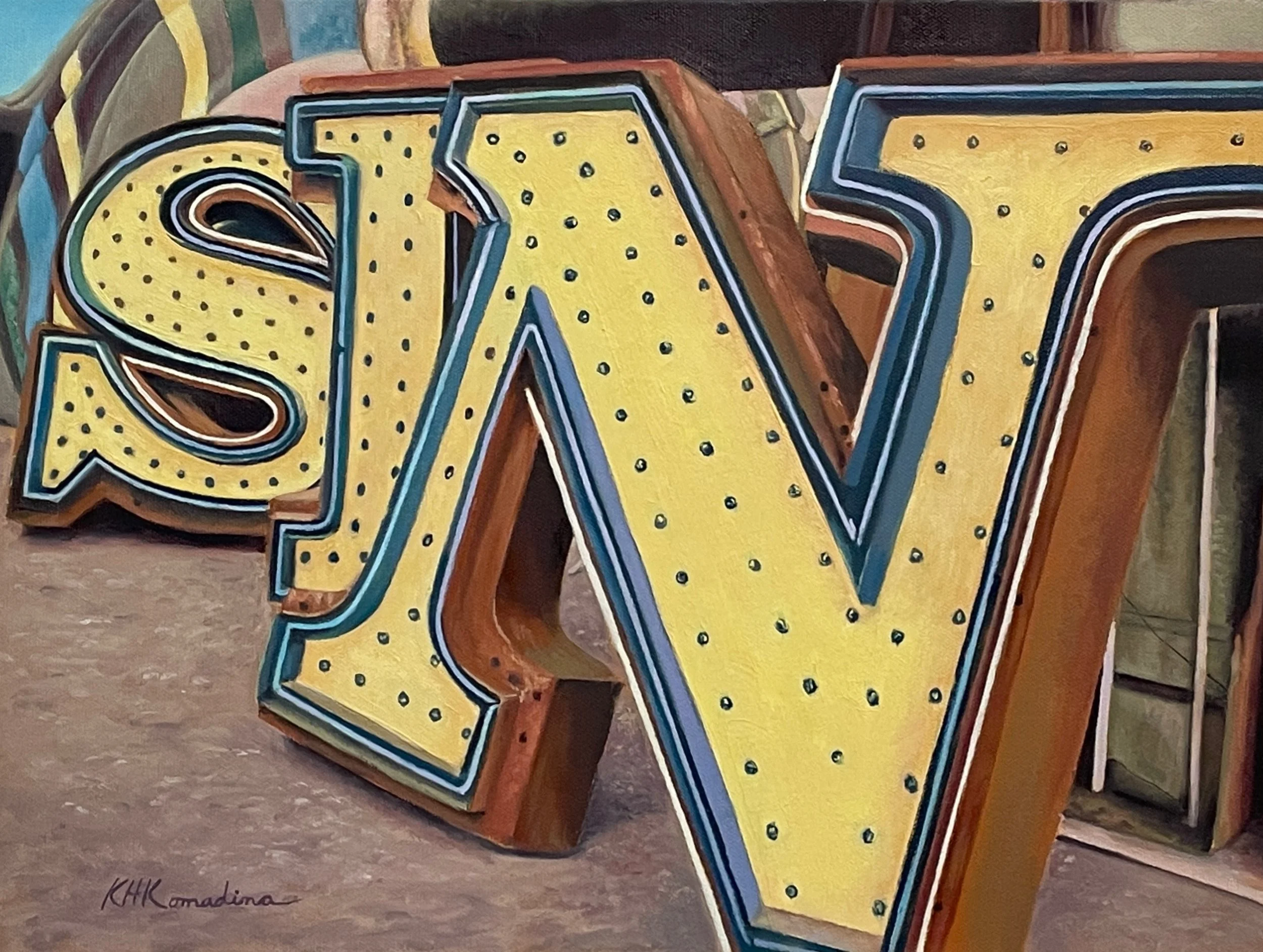 Sometimes I'm Naughty 12 x 16 2022.JPG