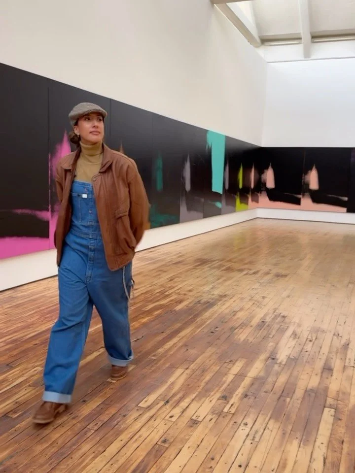 *A Year in Review*⏱️ (left to right) 
1. Visit to the @diaartfoundation archive with the @archivistsroundtable for #NYAW2025. Andy Warhol&rsquo;s  𝘚𝘩𝘢𝘥𝘰𝘸𝘴 (1978-79) first display since it&rsquo;s 1979 debut. Not pictured: images in the archive