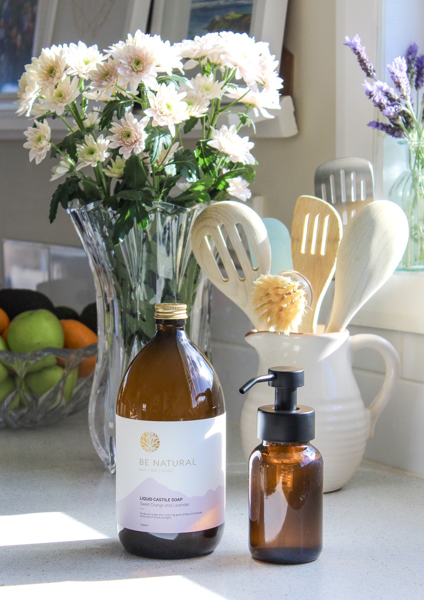 Sweet Orange and Lavender Castile Liquid Soap | Hand & Bodywash |