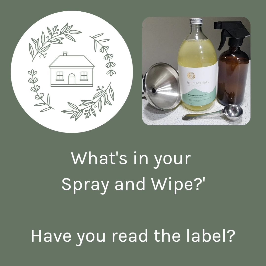 🏡I spoke to many people at the Home and Garden Show this weekend about what they are currently using to clean their home. Many hadn't considered reading the labels and trusted that the products on the supermarket shelves were safe to use.

🌿They ar