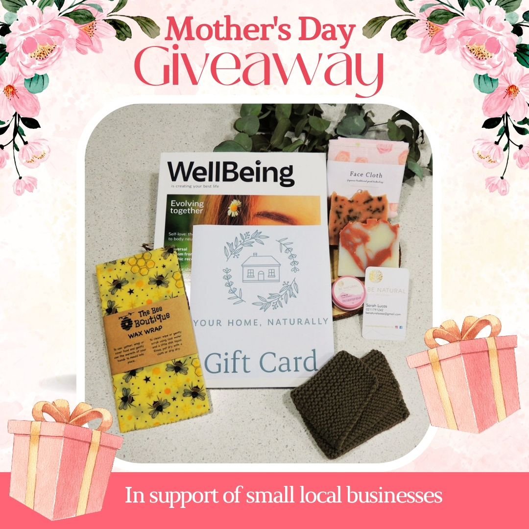 🌟Mother's Day Giveaway!🌟

🌻No cleaning for Mother's Day!🌻 

🩷 We have created a beautiful gift pack of treats from local Taranaki small businesses! 

💫Be in to win this beautiful care package from our partner business @benaturalnz which include