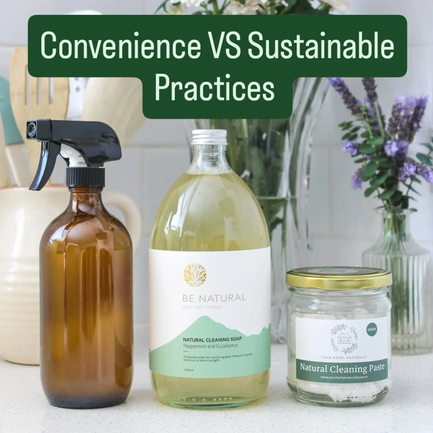 🏡 Convenience sounds great&hellip; until you&rsquo;re left with more plastic, more chemicals, and another empty bottle to replace.

Sustainable choices might take a tiny bit more effort, but they&rsquo;re kinder to your home, your wallet, and the pl