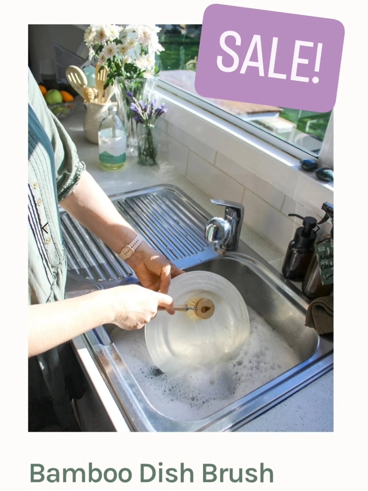 Bamboo Dishbrush &amp; Pot Scrubber SALE 🌿

These are on clearance and will not be restocked once they are gone.
The replacement Dishbrush Heads are already sold out, so what we have left is the final stock.

Last chance here ➡️ 
https://www.yourhom