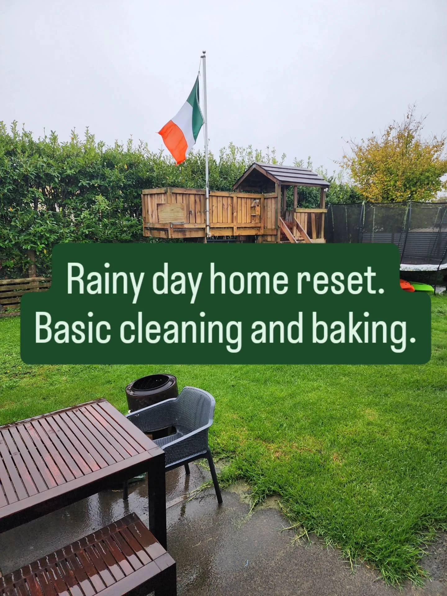 Rain on the roof, a slower pace, and a home that&rsquo;s ready for a gentle reset. 🌧️

Today isn&rsquo;t about perfection, it&rsquo;s about the basics done well.
A simple clean through the home, windows cracked for fresh air, and something warm baki