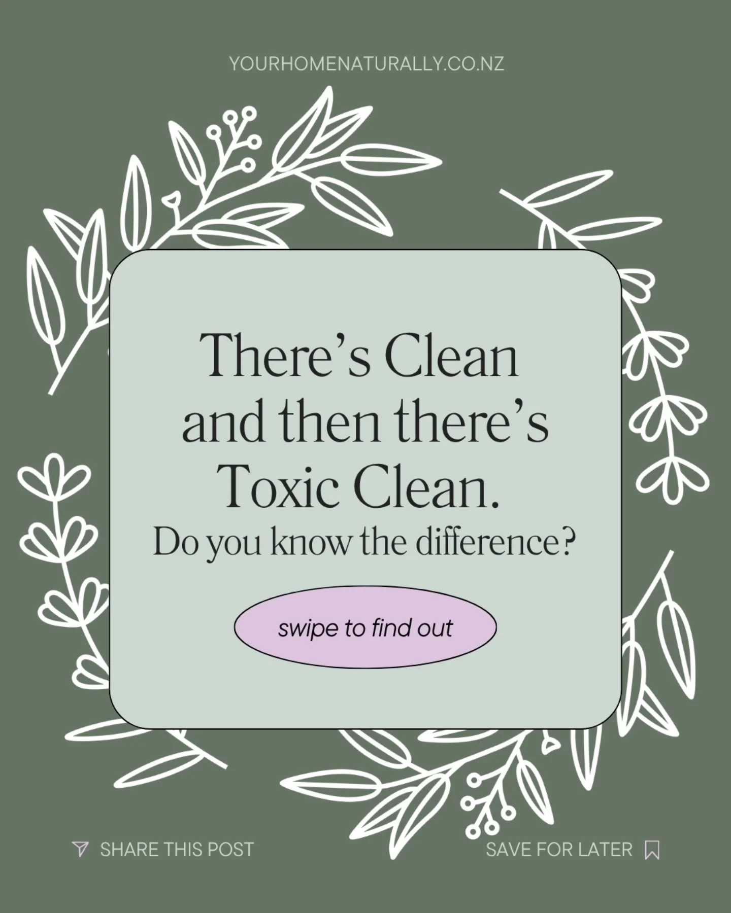 There's clean. And then there's *toxic* clean.

Most of us grew up trusting the products under the sink without ever questioning what was actually in them. But when you read the label, if there even is one, you start to wonder.

We don't need to stri