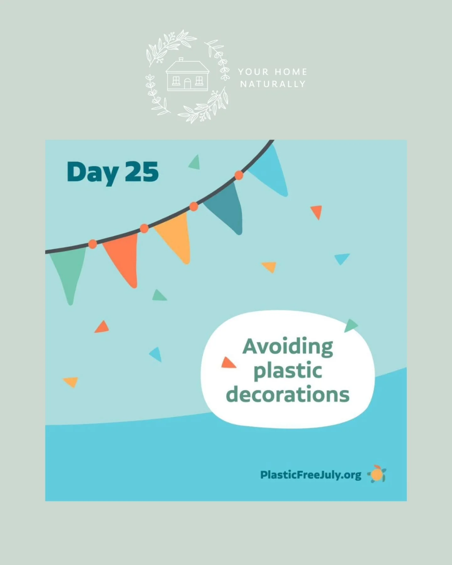 🌿 Plastic Free July: Ditching plastic decorations, one DIY at a time

It's so satisfying making your own decorations instead of reaching for plastic ones, especially for seasonal times and birthdays. Over the years I've made so many and every single