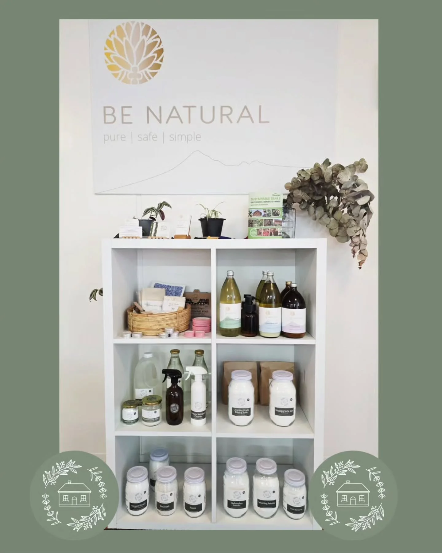 🌿 Come visit us at the Production Studio! 🌿

We share our Production Studio space with Be Natural Soap, so when you pop in you'll find a beautiful range of both Your Home Naturally and Be Natural products ready to take home. 

🌱 Castile soaps, cle