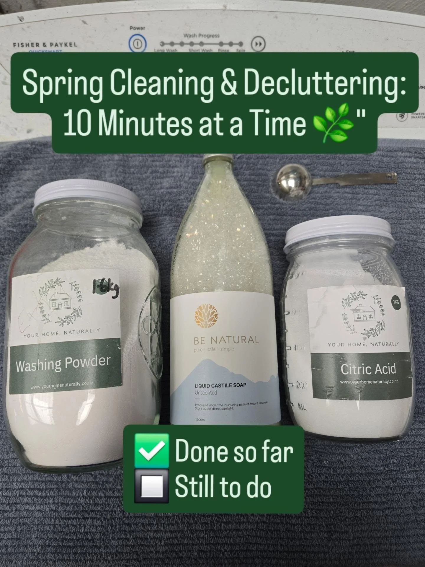 🌼 Spring cleaning sounds like a weekend-eating chore, but most of these tasks only take about 10 minutes.

🌿 We pulled these ideas straight from our Spring Cleaning Checklist and have been ticking through them room by room (swipe through to see whe