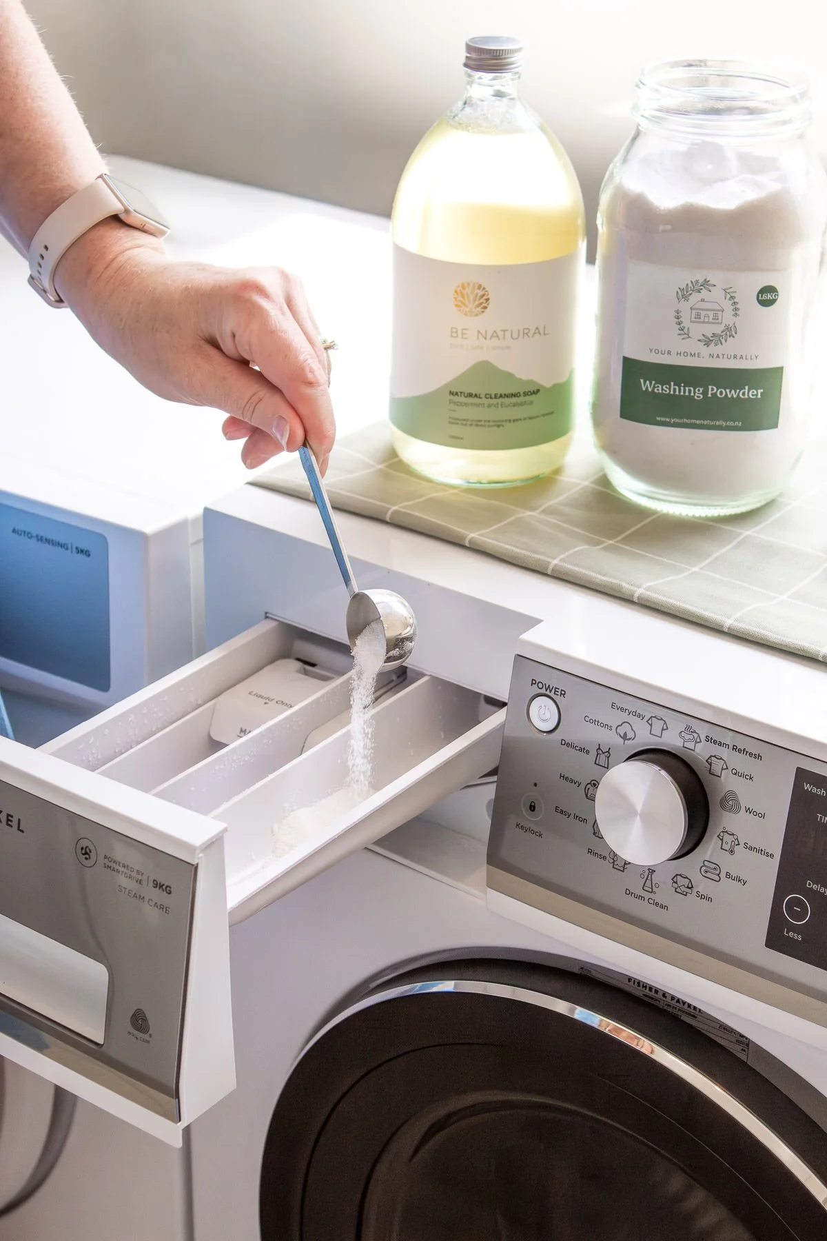 Stainless Steel Tablespoon | Washing Powder | Natural Cleaning Tool |