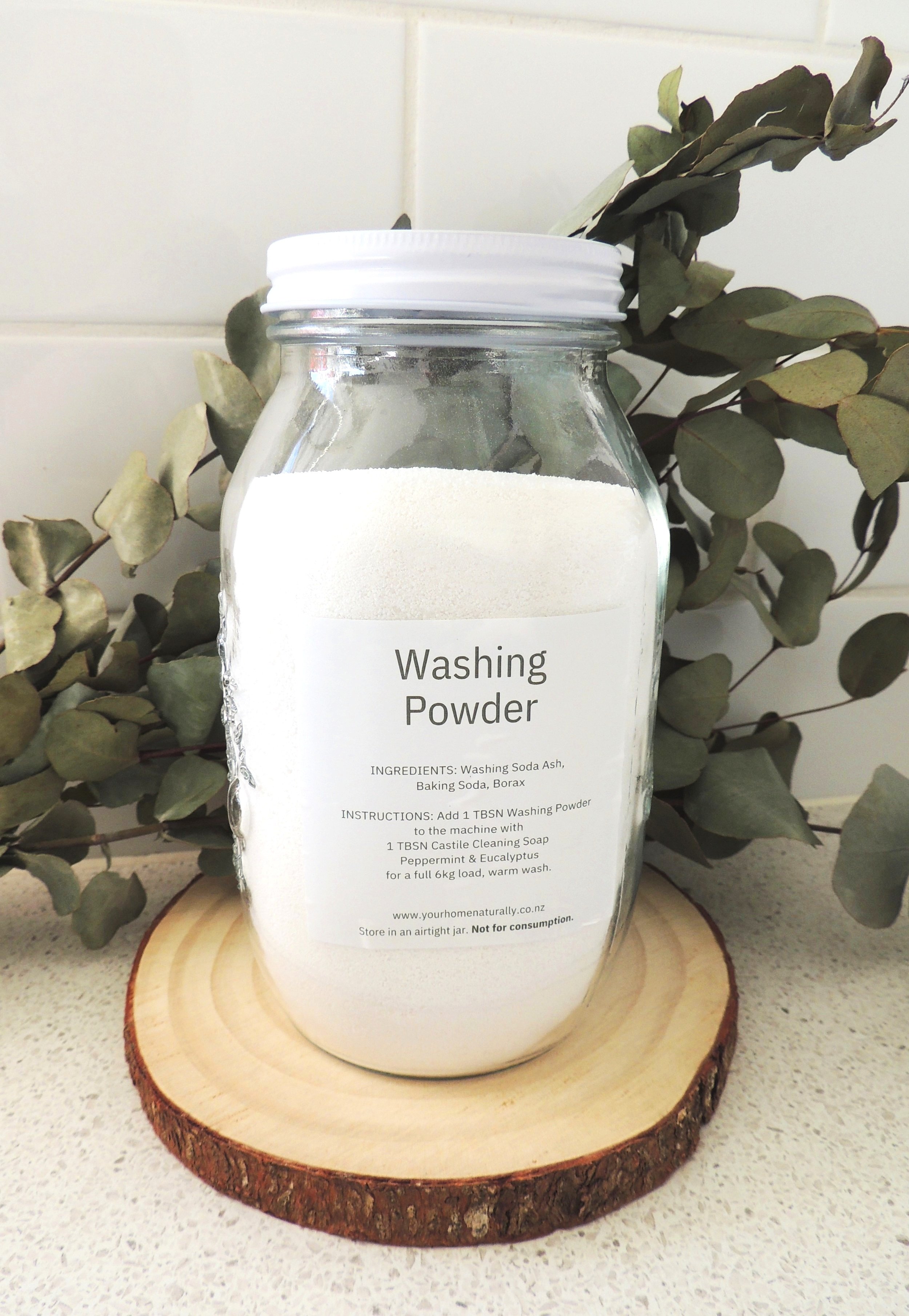 Washing Powder | Castile Soap | Reusable Jar |