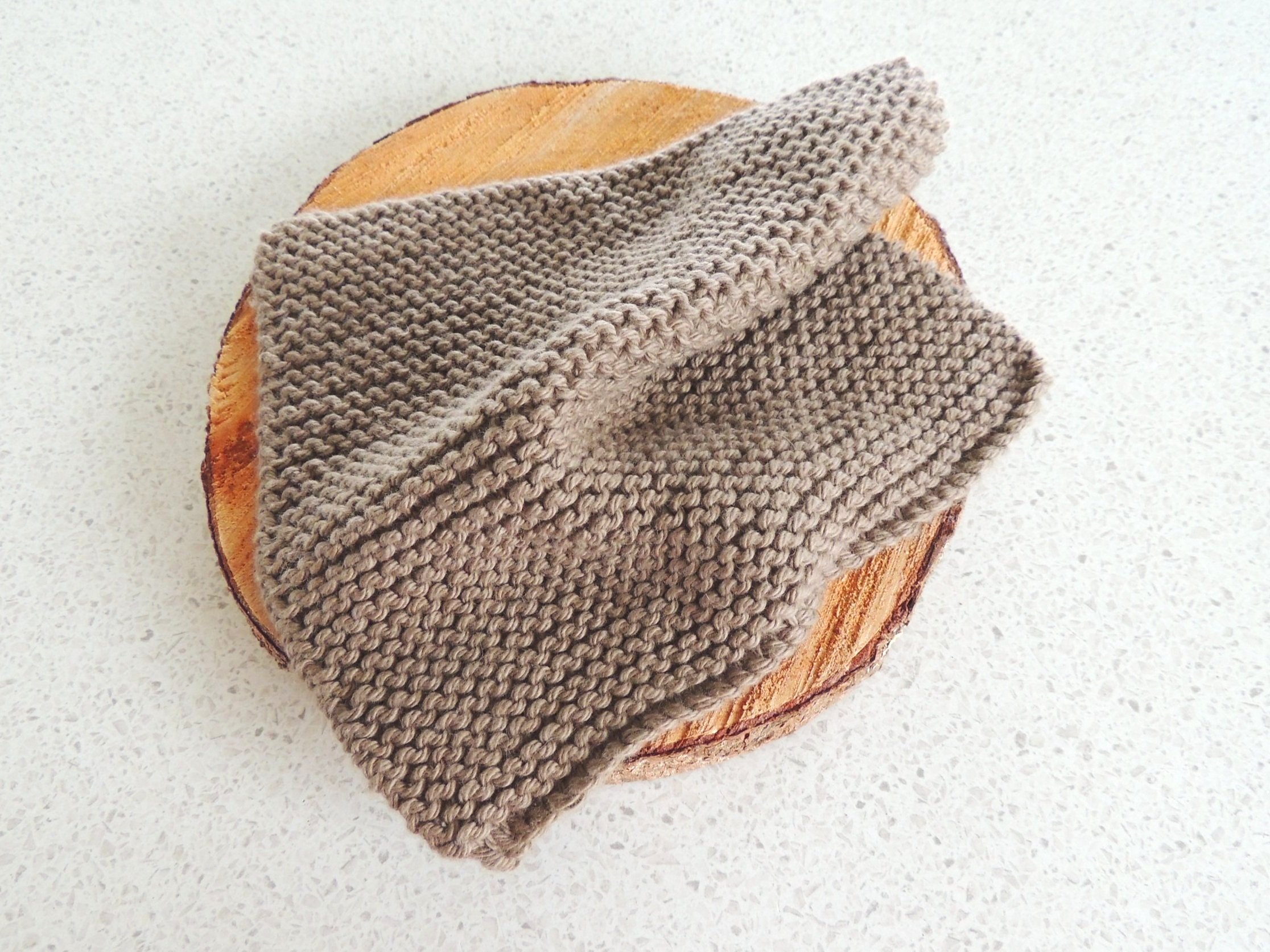 Eucalyptus Green Kitchen Cloth | Knitted NZ | Homemade |
