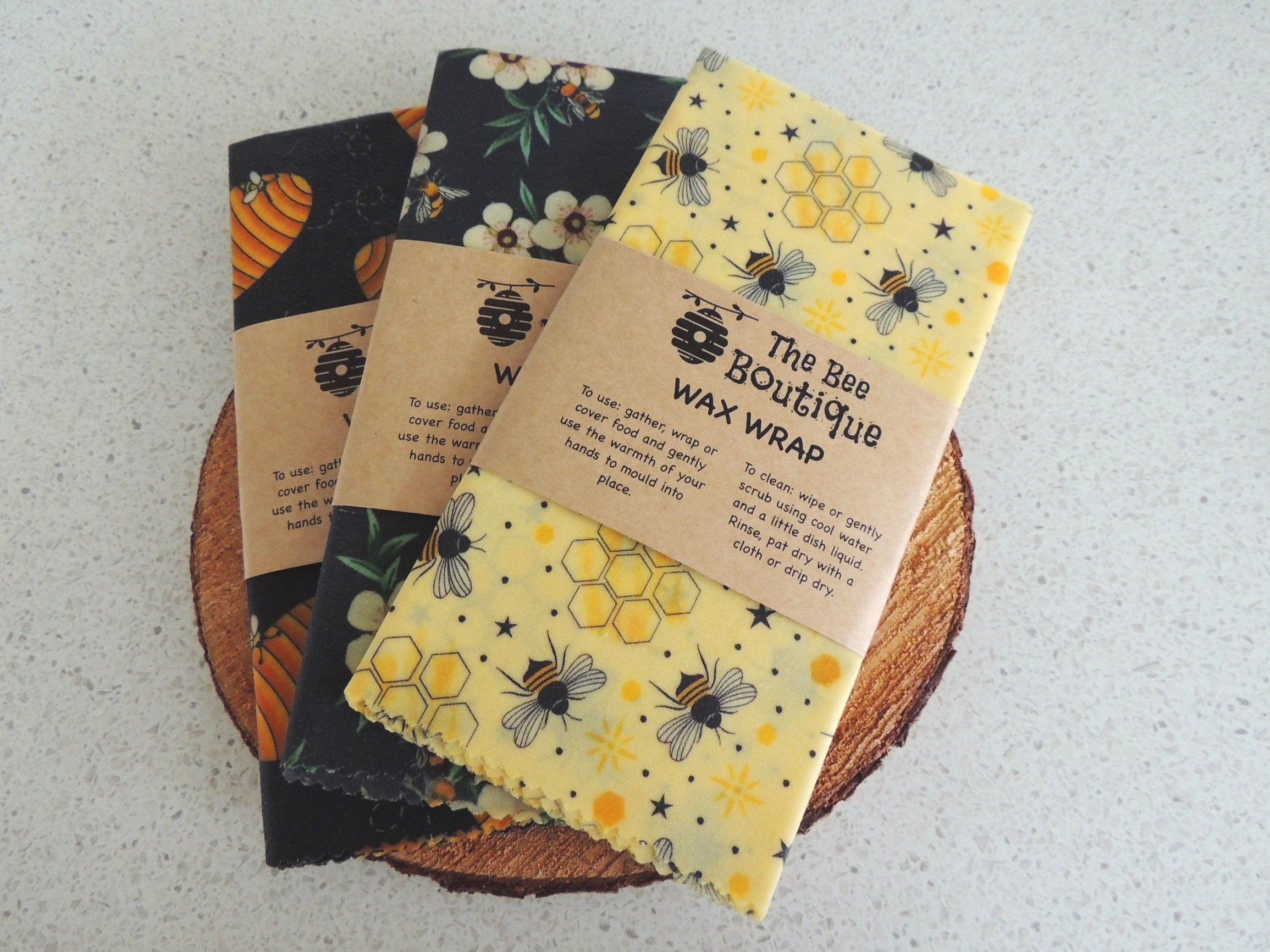 Beeswax Wraps - Large (40x40cm)
