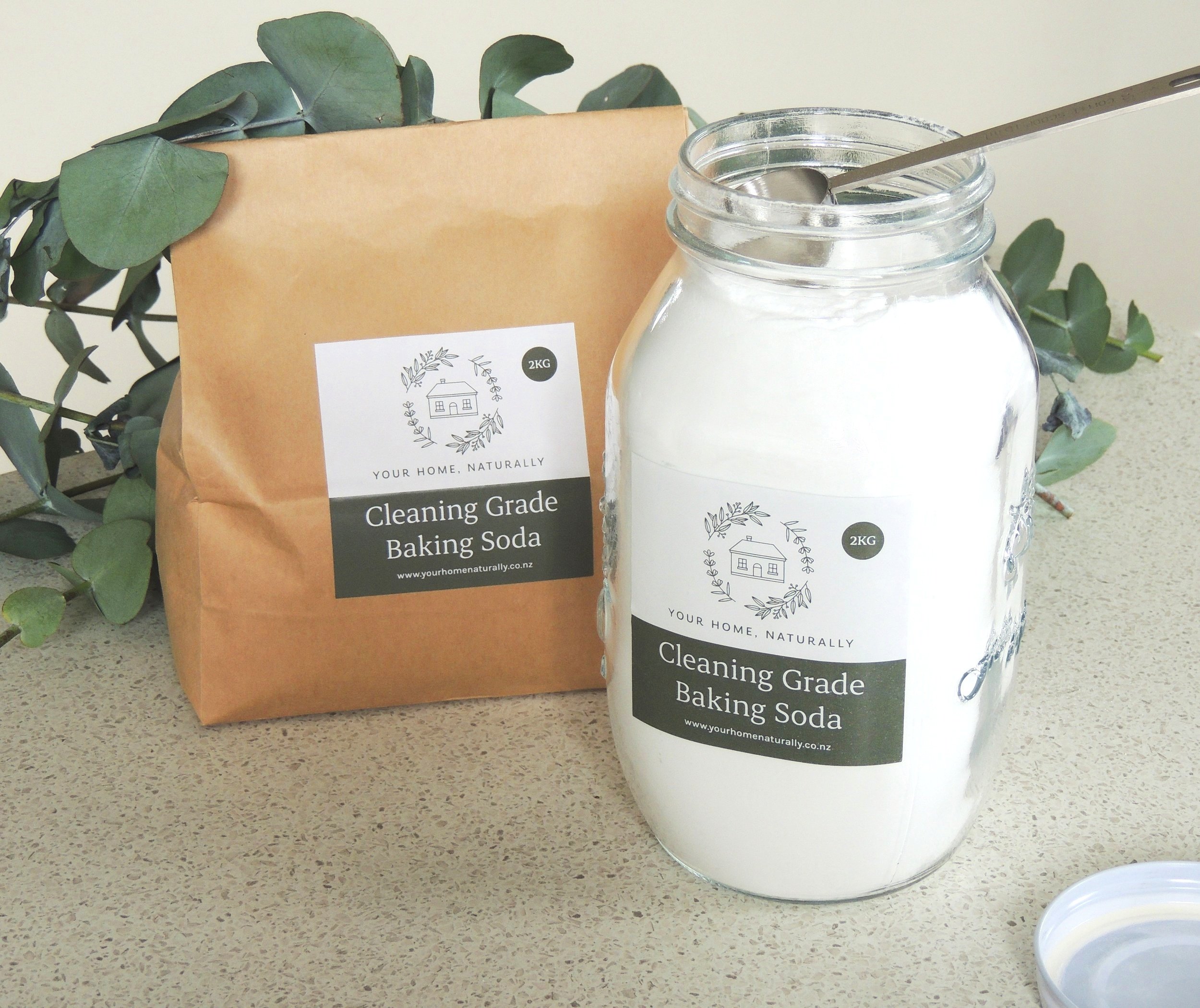 Measure Baking Soda | Stainless Steel Spoon | Sustainable Cleaning Product |