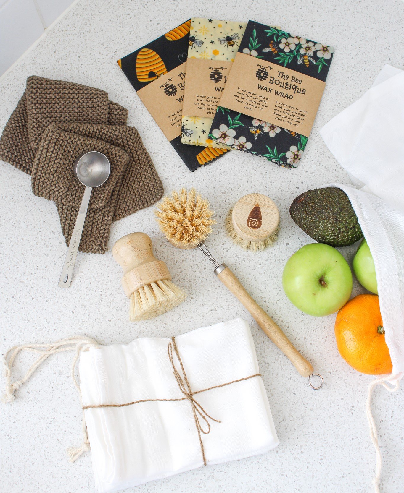 Sustainable Home & Living Products | Muslin Drawstring Bags |
