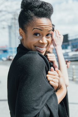 Black Glamor  Cashmere Shawl Scarf Wrap - Landscape