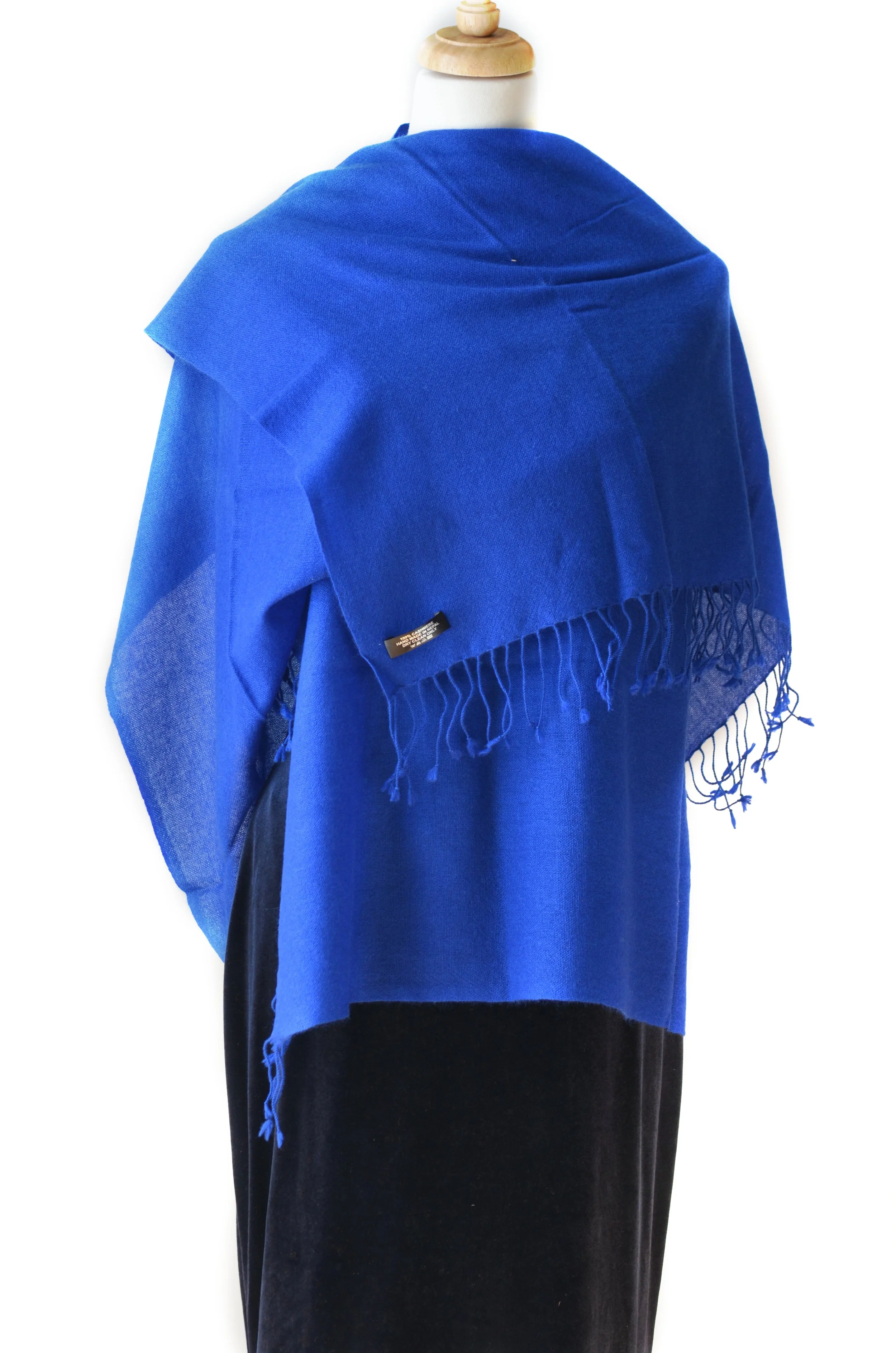 Imperial Blue  Cashmere Shawl Scarf Wrap