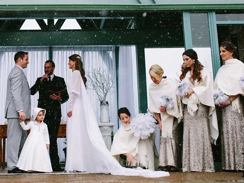 Dove White Cashmere Shawl Scarf Wrap Pashmina - Landscape