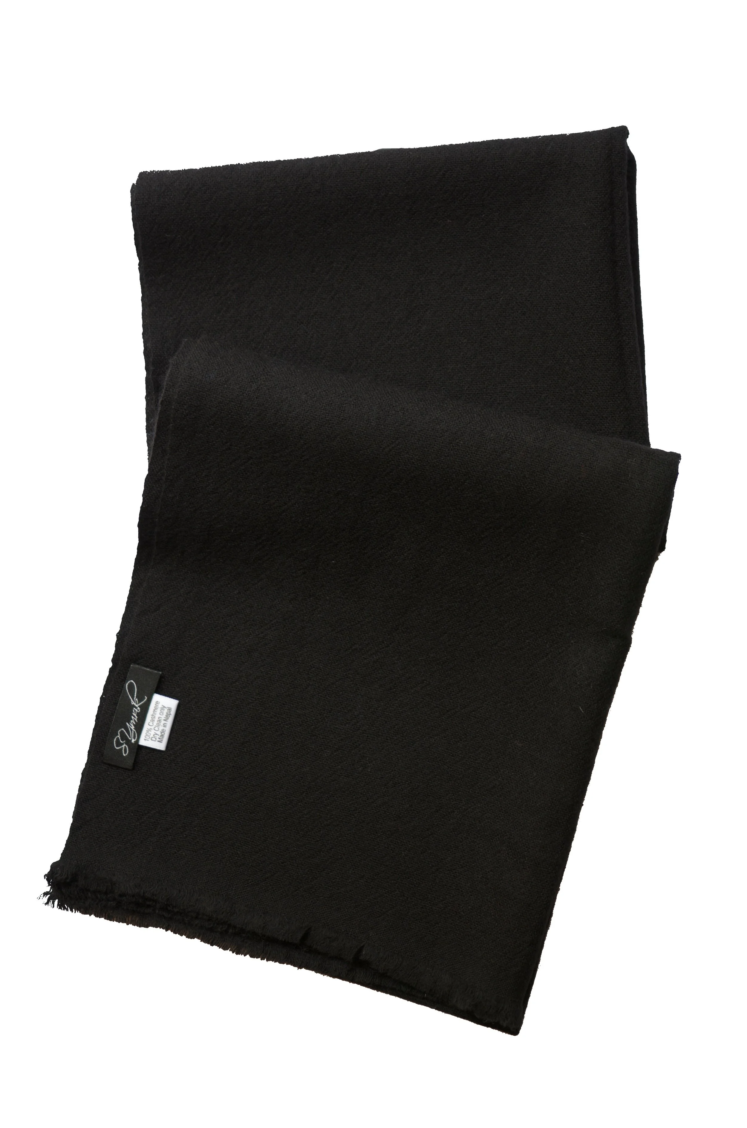 Black Light Travel Pure Cashmere Neck Scarf