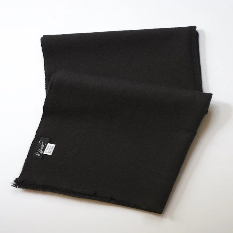 Black Light Travel Pure Cashmere Neck Scarf