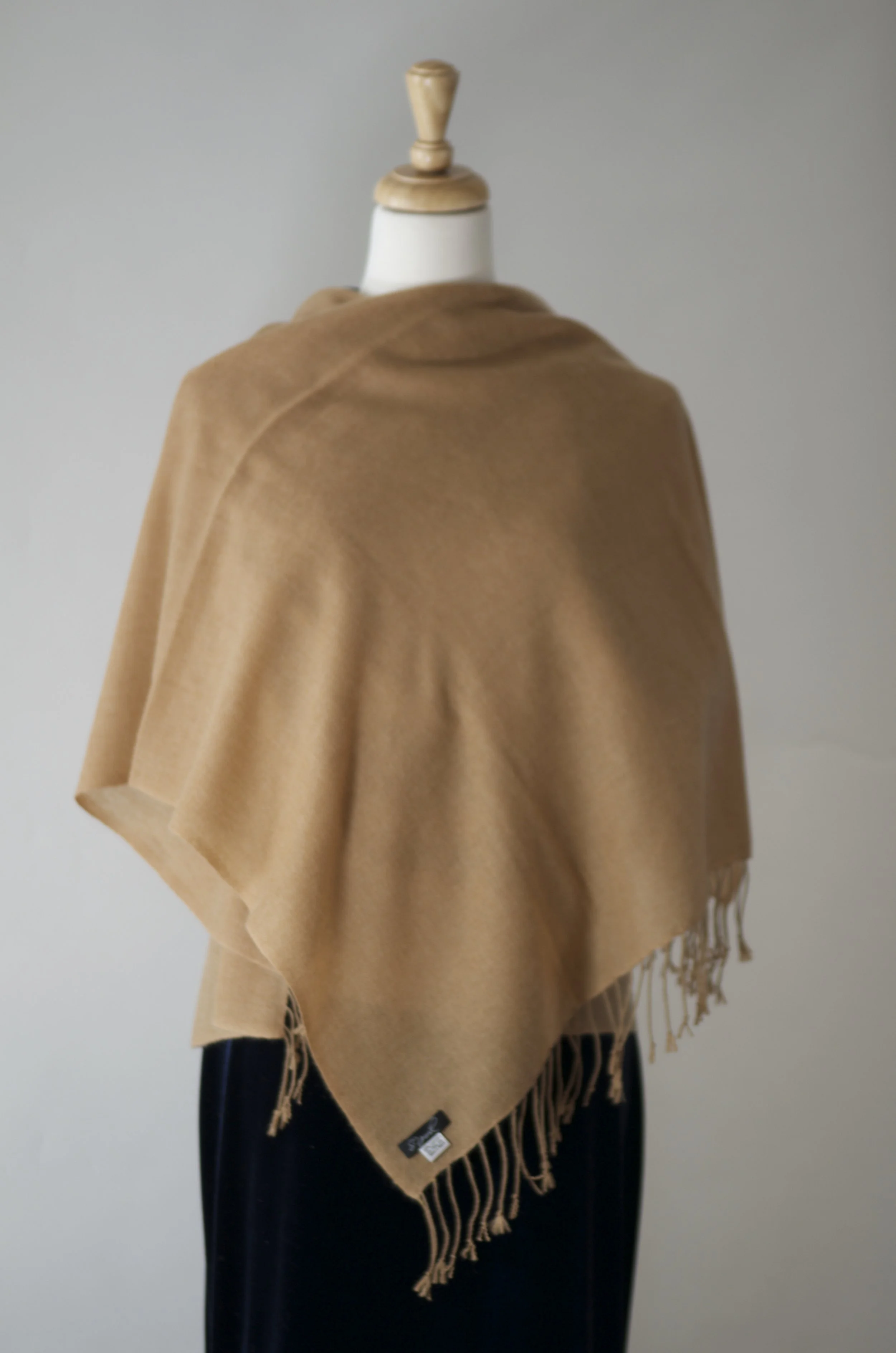 Biscuit  Cashmere Shawl Scarf Wrap Pashmina