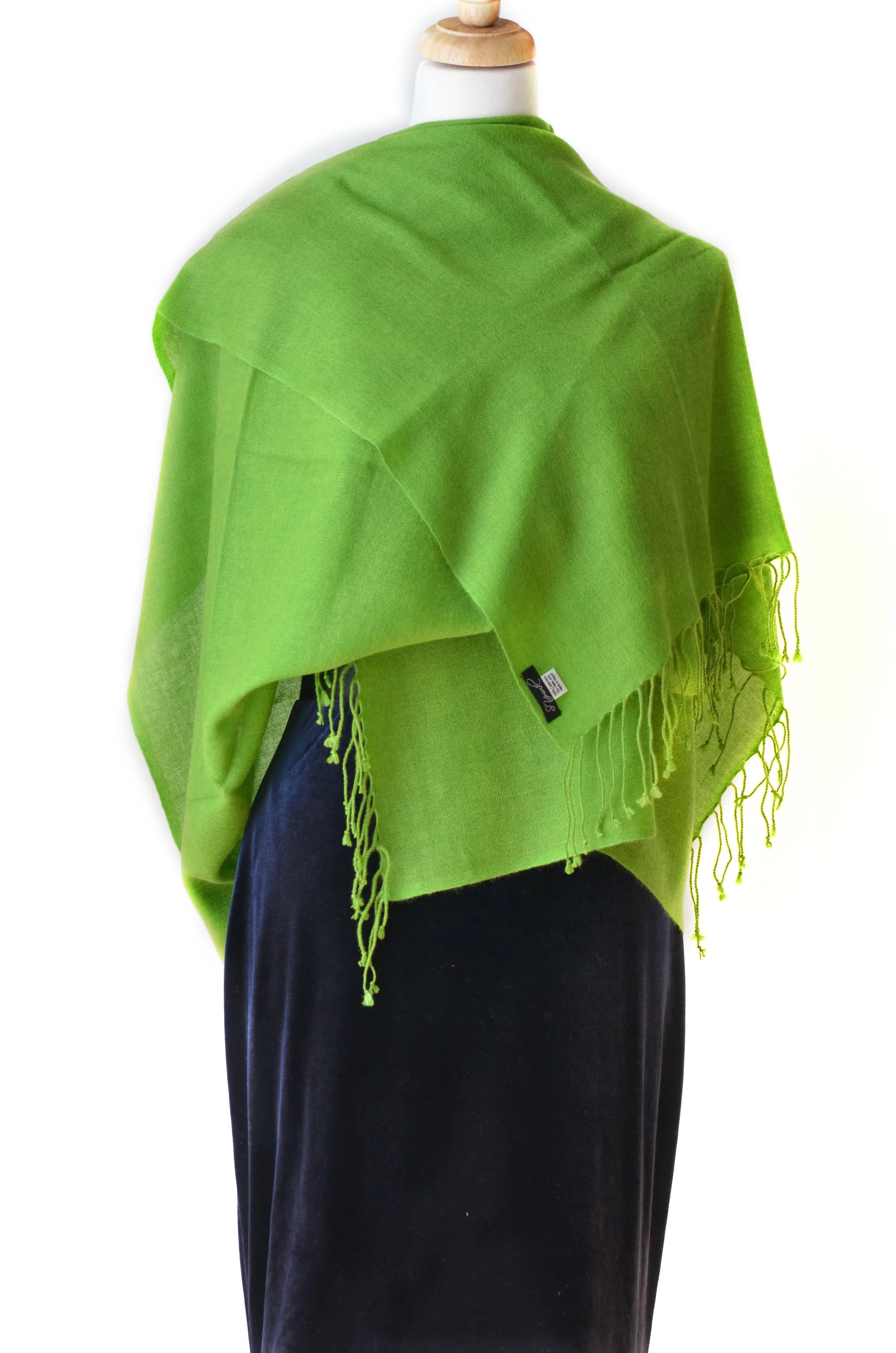 Greenery  Cashmere Shawl Scarf Wrap