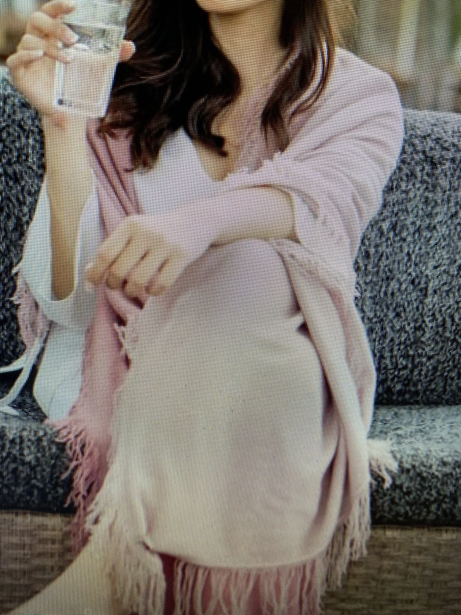 Roses Pure Cashmere Elegant Ombre Fringed Shawl