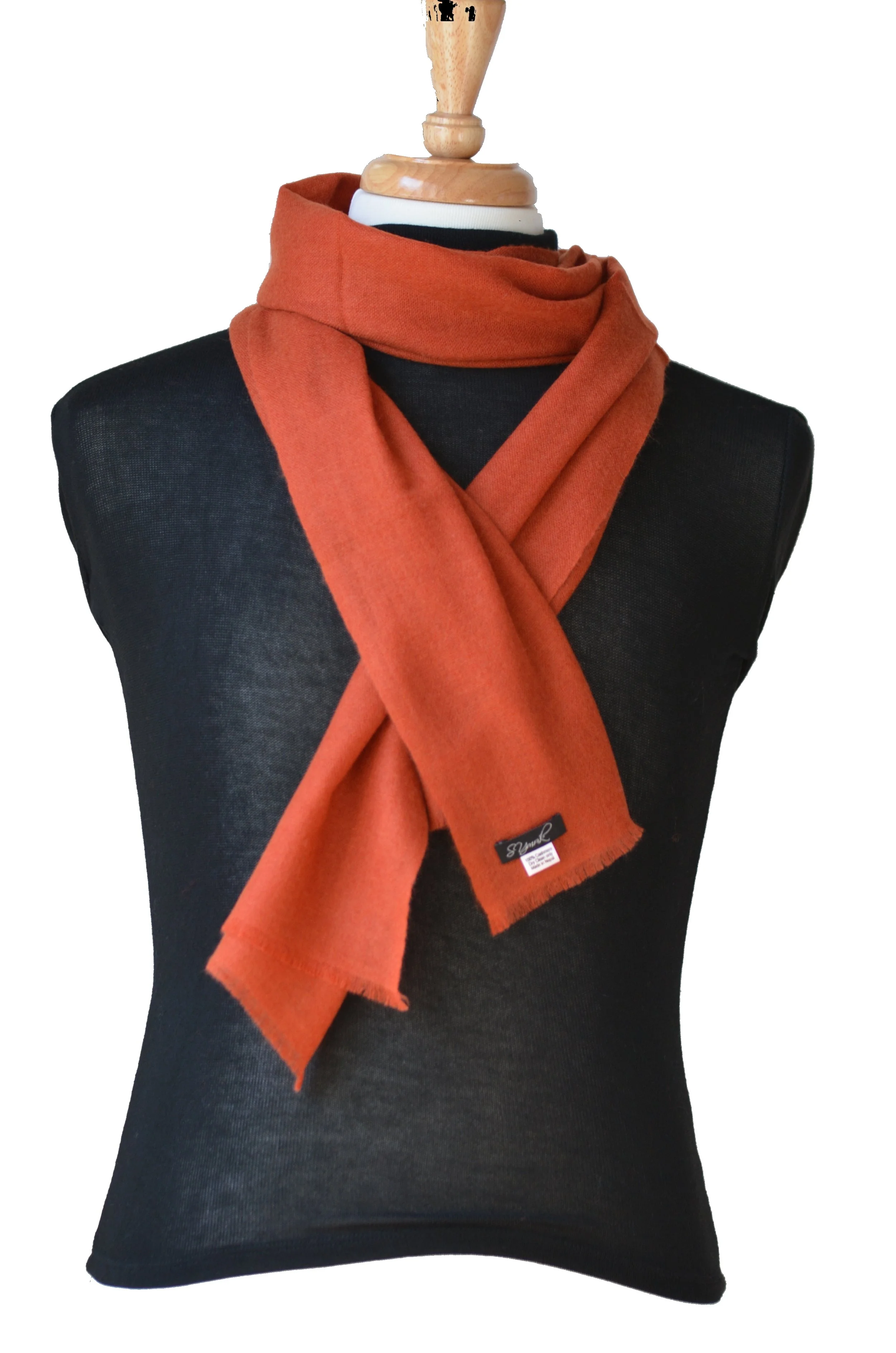 Potters Clay Pure Cashmere Travel Neck Scarf Small and Light -Unisex - Landscape