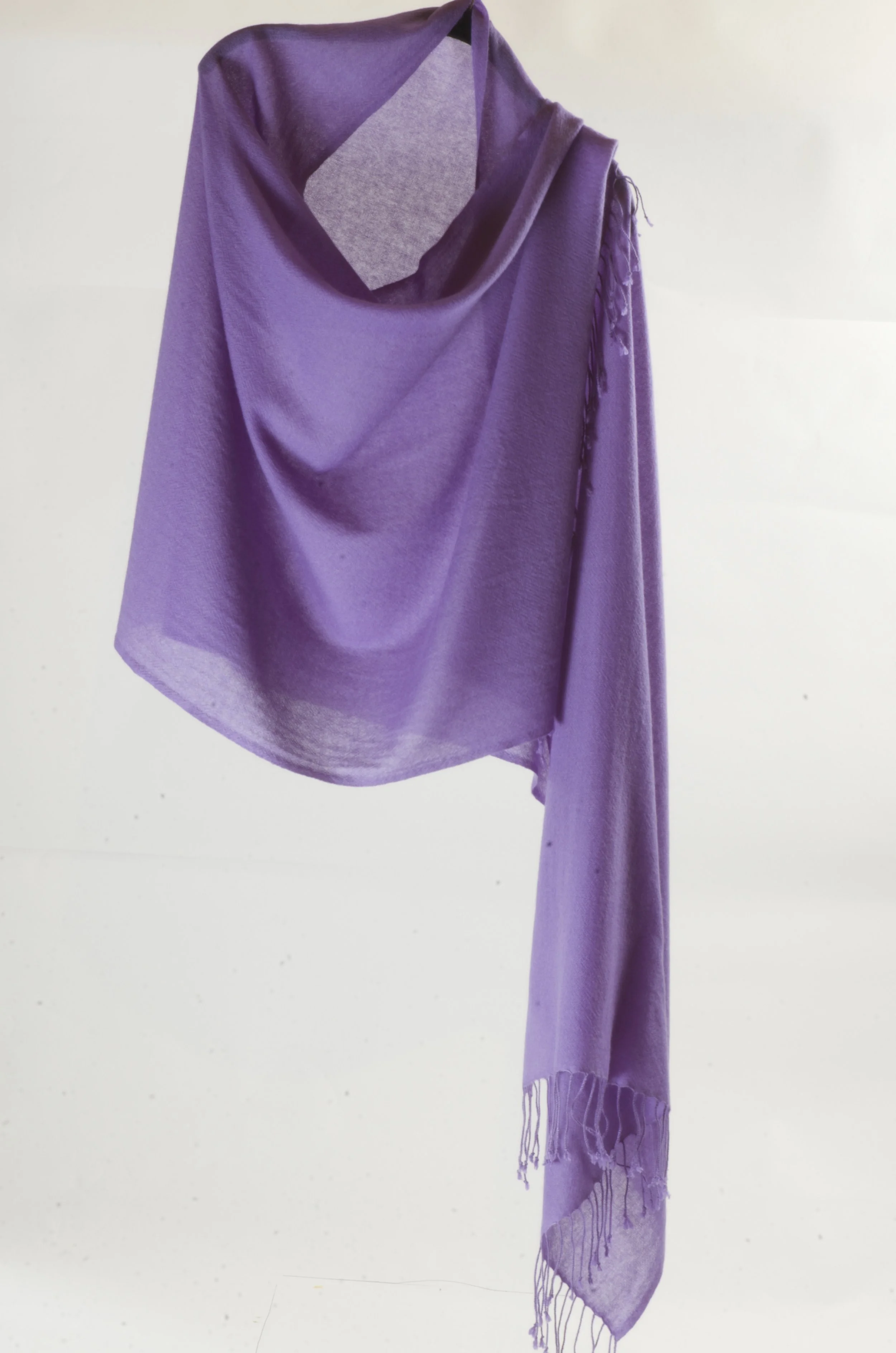 Bodacious Light Purple Cashmere Shawl Scarf Wrap Pashmina