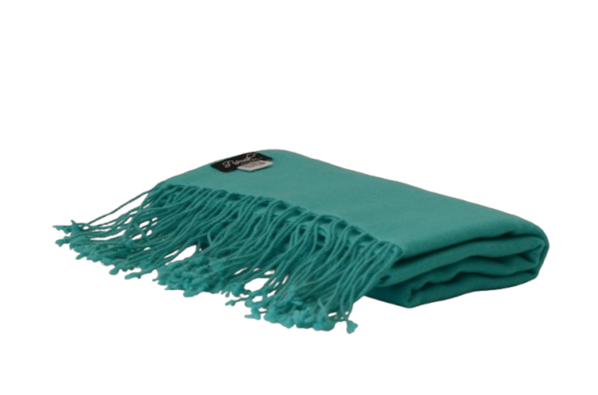 Ceramic Aqua Cashmere Shawl Scarf Wrap Pashmina