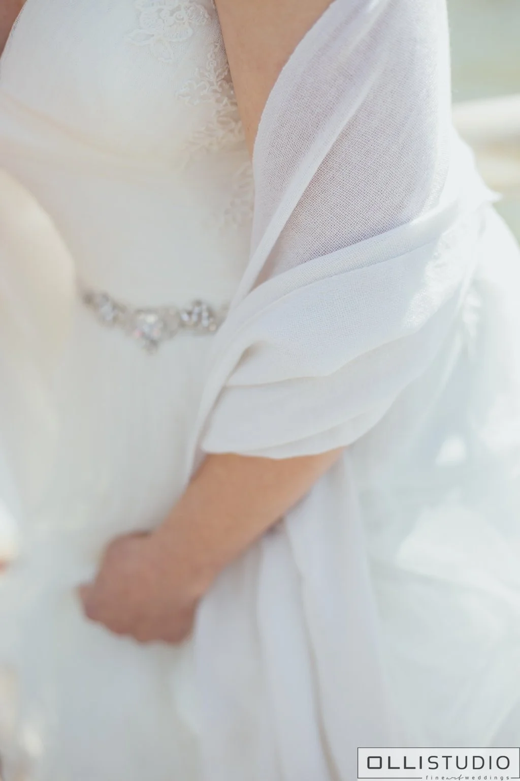 Dove White Cashmere Shawl Scarf Wrap Pashmina - Portrait