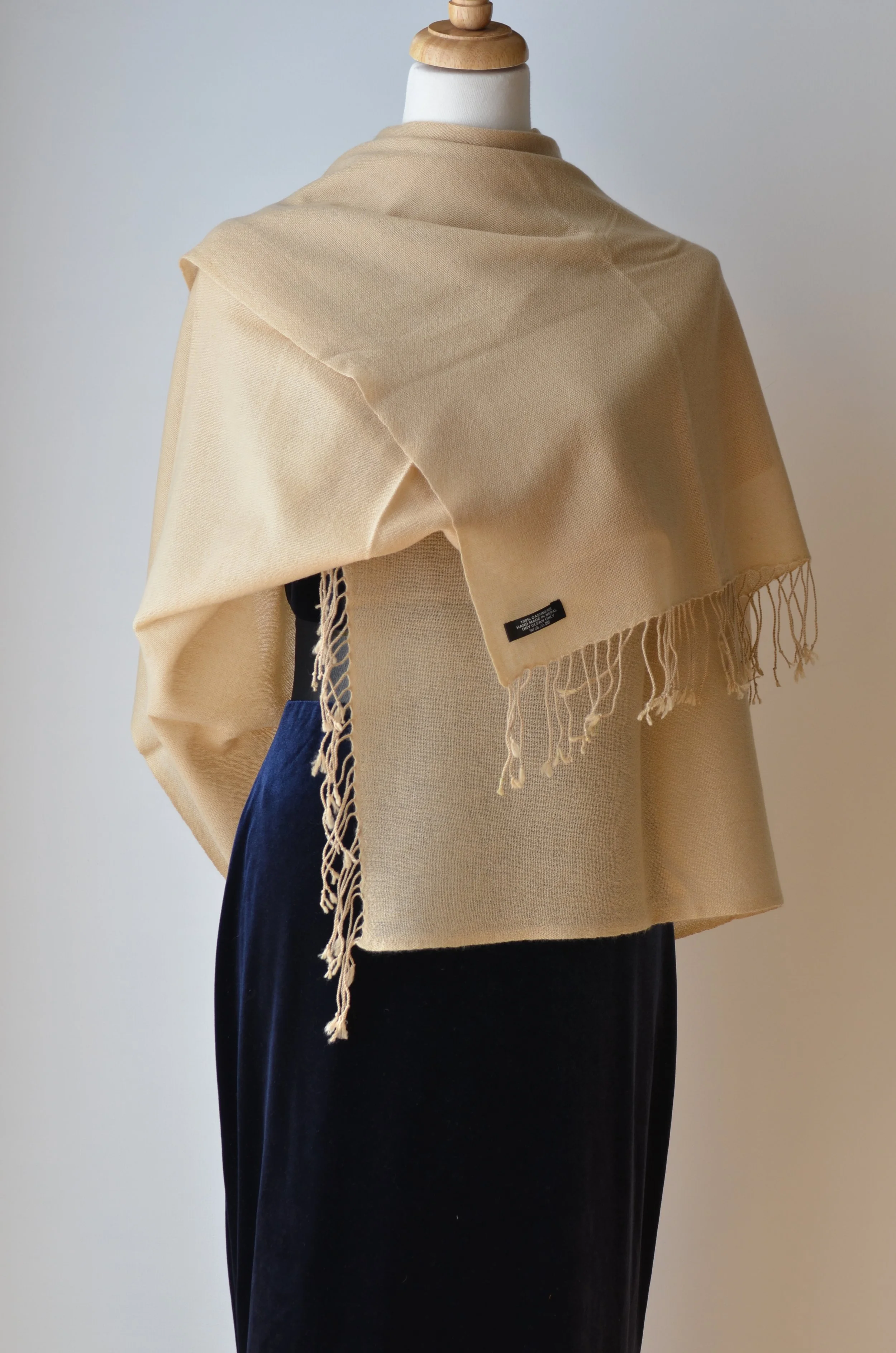 Sand Cashmere Shawl Scarf Wrap Pashmina - Landscape