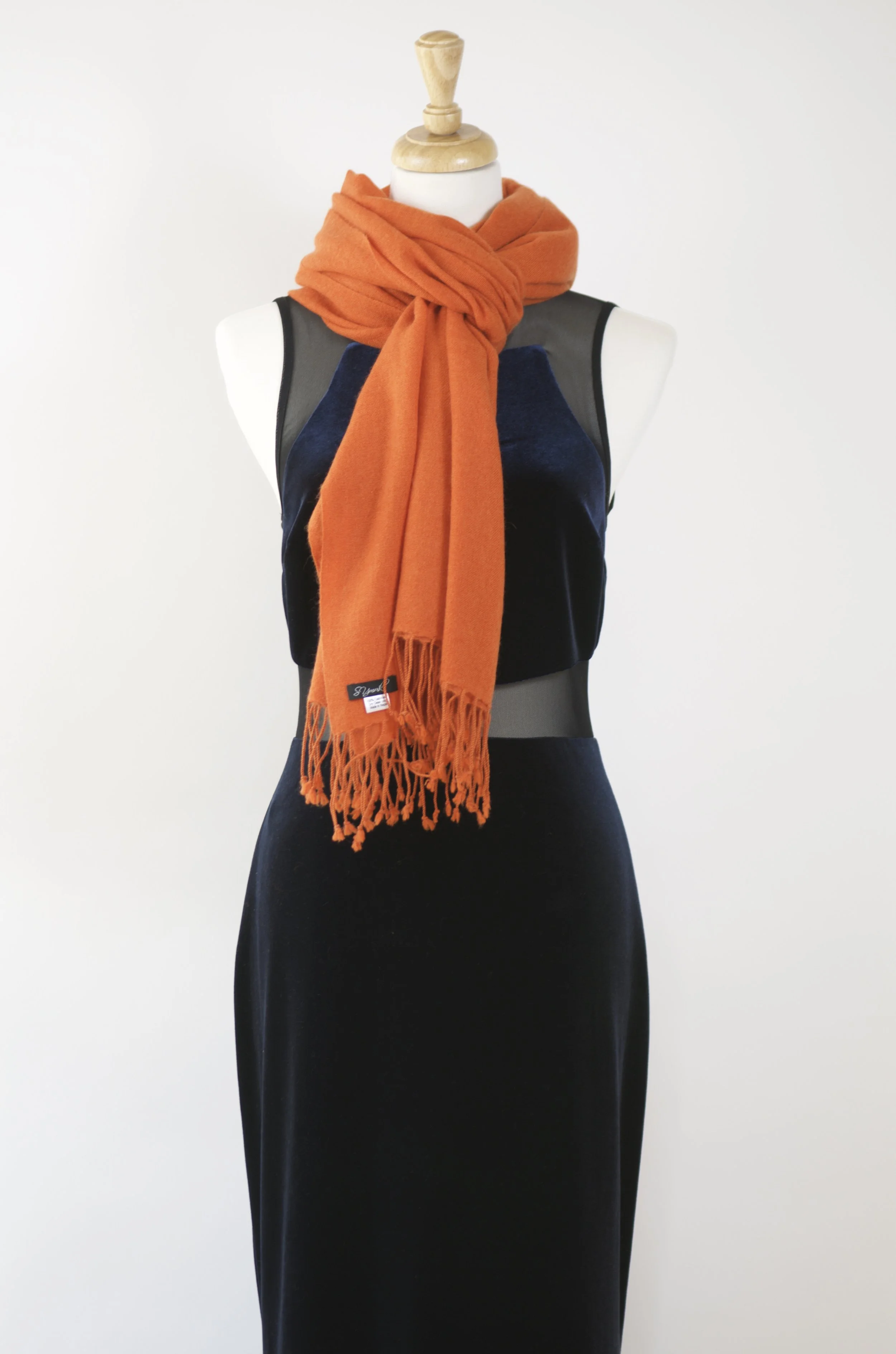 Potters Clay Cashmere Shawl Scarf Wrap Pashmina - Landscape