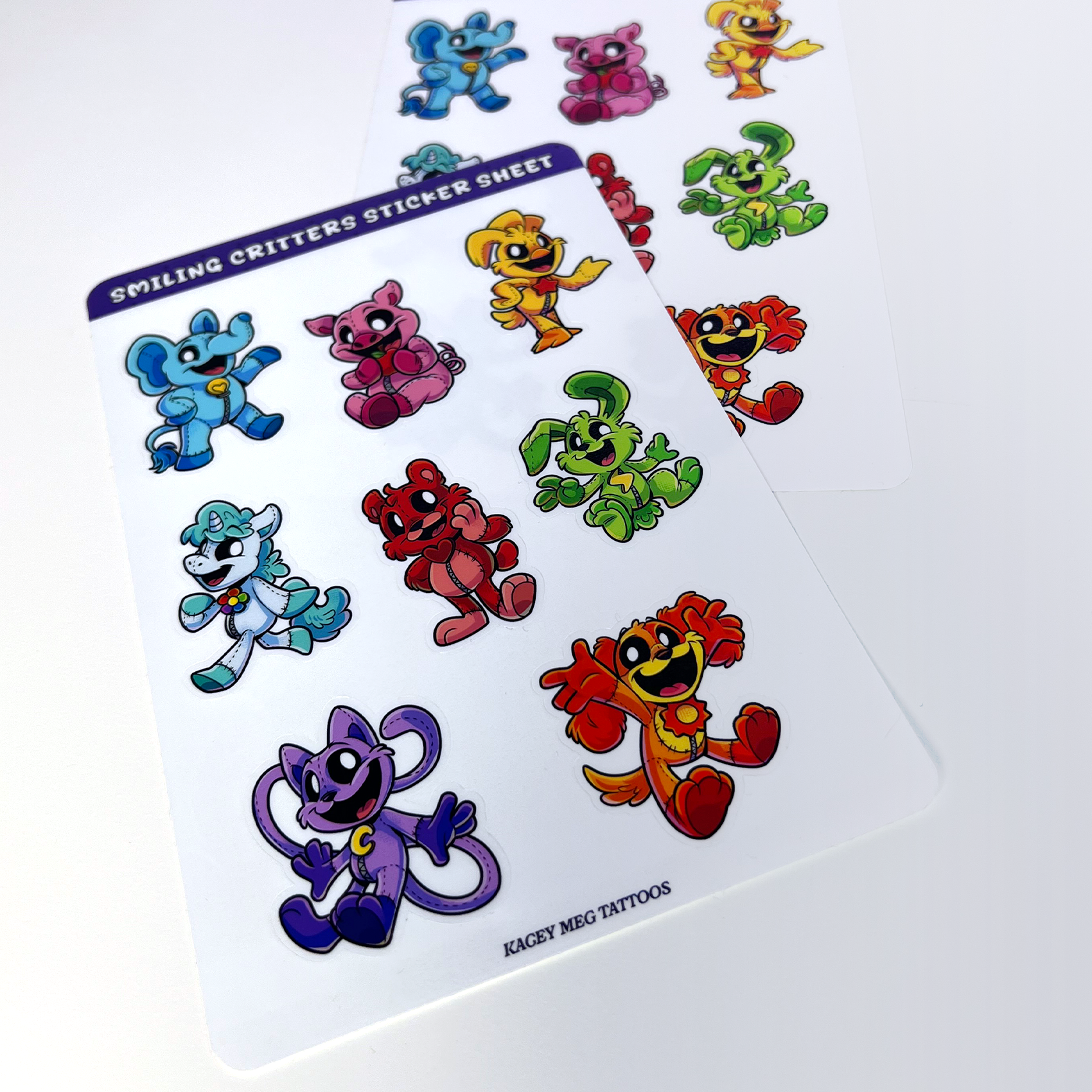Poppy Playtime Smiling Critters Sticker Sheet