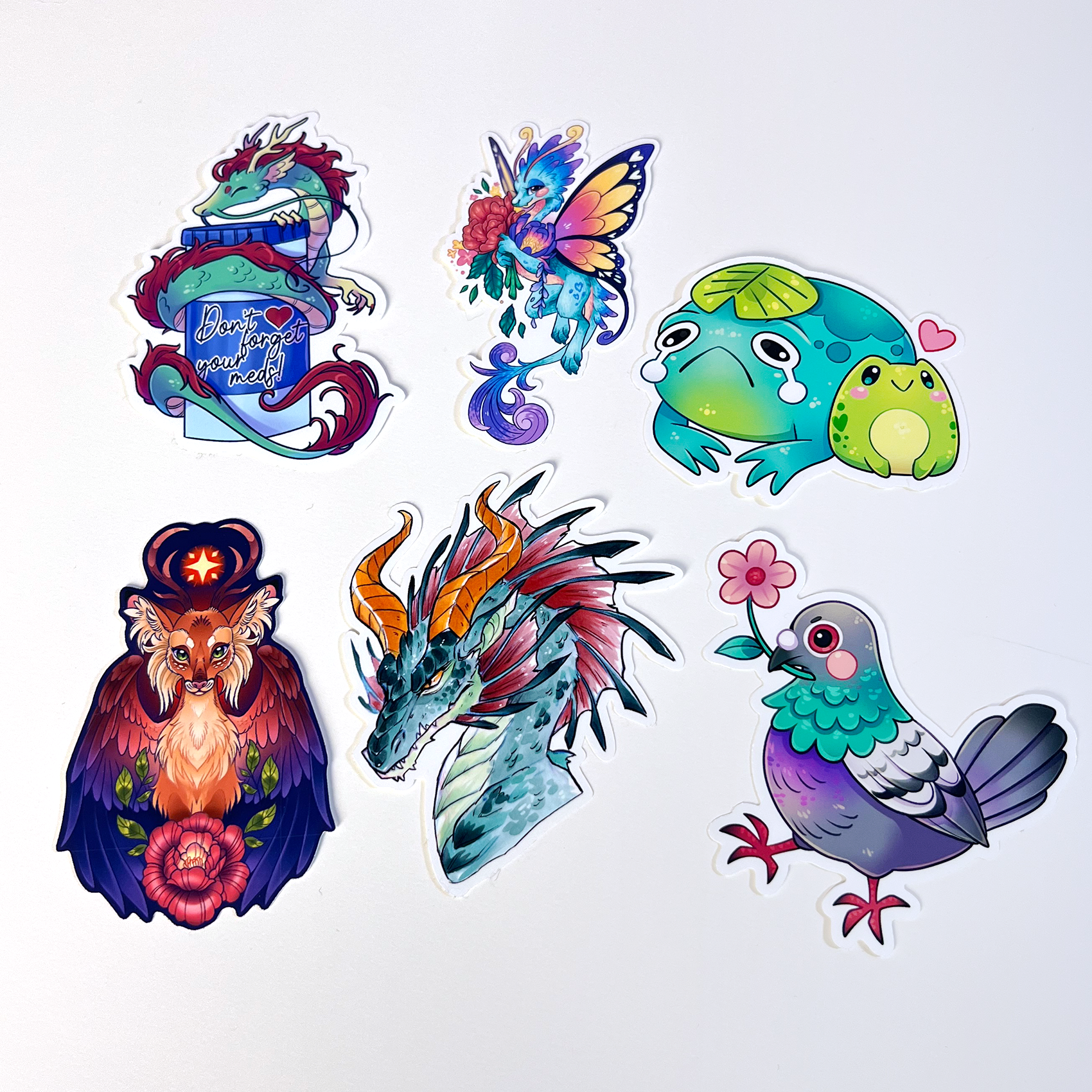 Glossy stickers